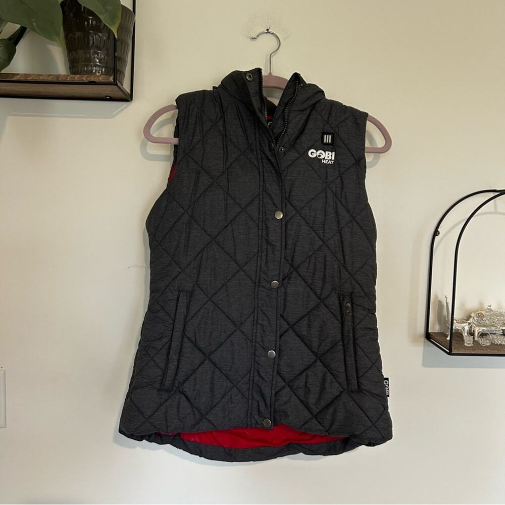 Gobi Heat Gray Vest Size Woman’s Medium NO BATTERY